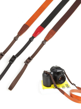 cam-in  意大利原厂植鞣牛皮相机背带 真皮肩带 通用接口 CS148