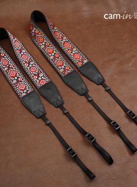 cam-in 绣花系列 专业相机背带 通用接口 CS135