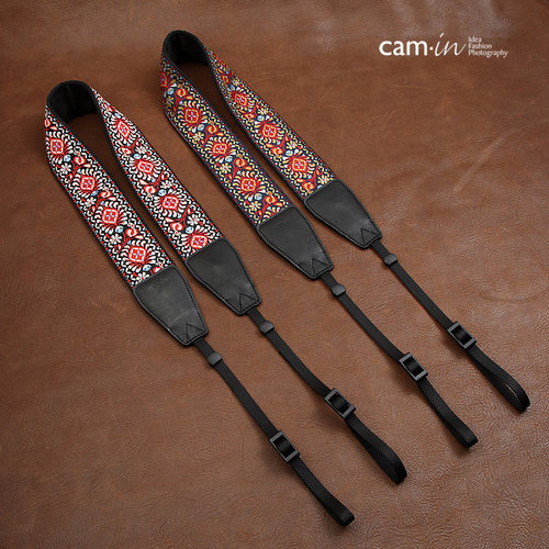 cam-in 绣花系列 专业相机背带 通用接口 CS135