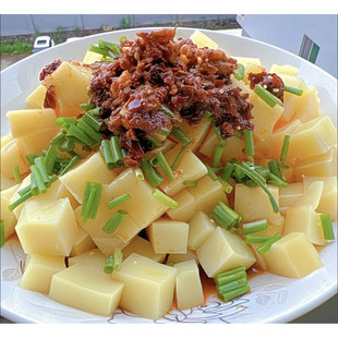 湖南常德澧县土特产米豆腐凉拌米豆腐澧县米豆腐现做现发新鲜即食