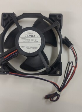冰箱冷冻风机NMB风扇DC12V 0.08A冰箱风冷电机0932JS-12K-BT