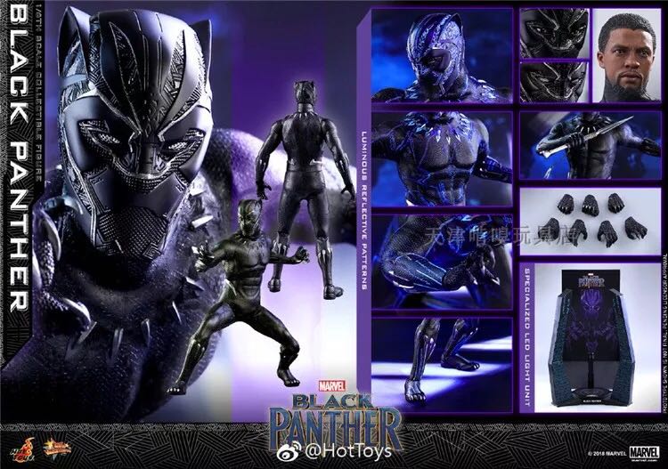 正版现货 hottoys ht 1/6 黑豹2.0 black panther 2.0 带真人头