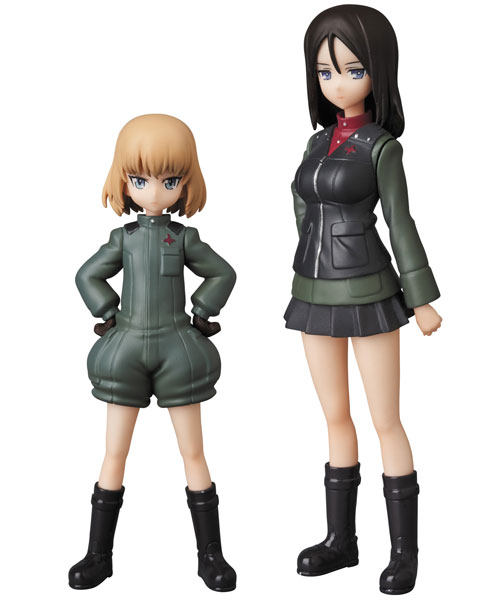 cc国际正版medicom toy udf 少女与战车 最终章 喀秋莎 农娜 手办