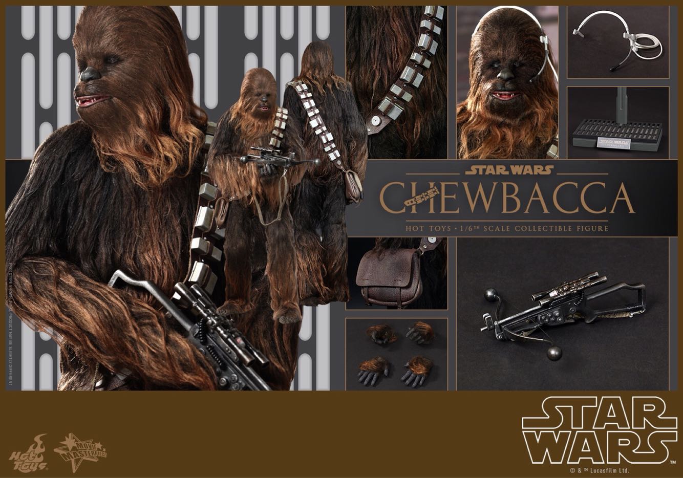 cc国际 正版现货 hottoys 星球大战iv:新希望 星战楚巴卡 手办
