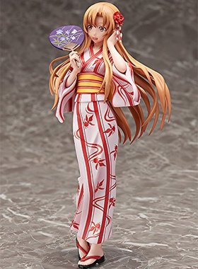 正版日本现货GRIFFON 刀剑神域II 亚丝娜/结城明日奈 浴衣Ver手办