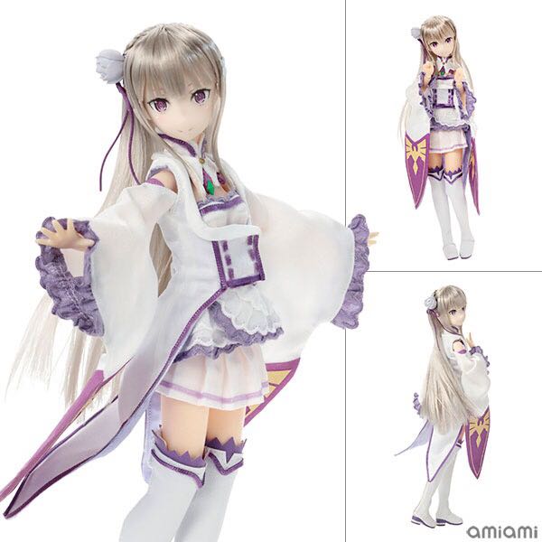 正版日本现货azone 从零开始的异世界 memory snow艾米莉娅 手办
