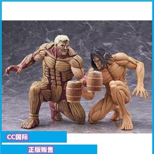 正版现货GSC POP UP PARADE进击的巨人 艾伦 莱纳 纪念版手办