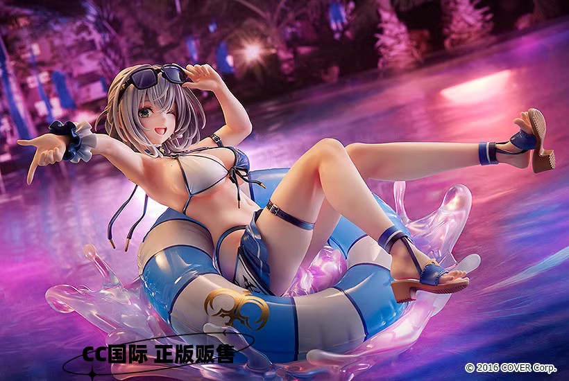 正版现货 gsc hololive 虚拟偶像 白银诺艾尔 泳池派对 泳装 手办