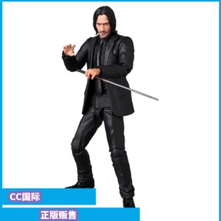 正版现货MEDICOM MAFEX 疾速追杀 第3部 约翰 威克可动手办