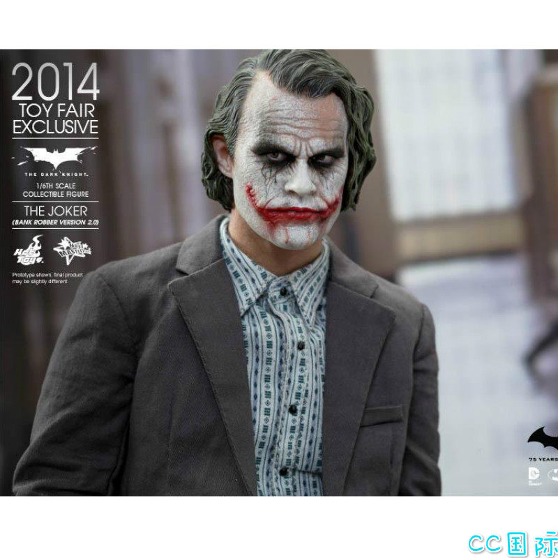 正版现货hottoys ht 蝙蝠侠 2014限定版  劫匪小丑2.0 joker