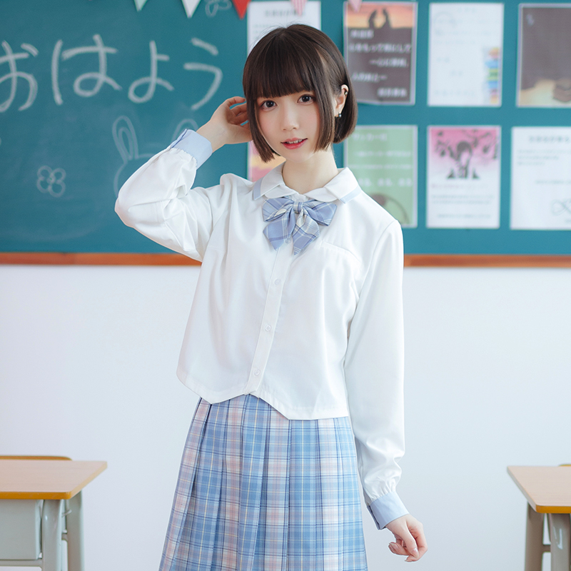 ¡¾¹£¶¹ÎïÓï¡¿2É«°ü±ßË«²ãÁì¶Ì¿î³ÄÉÀ kyouko×ÔÖÆÔ´´ºÏ×÷¿îJKÖÆ·þ