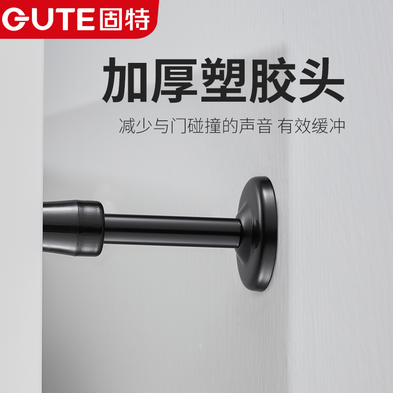 固特门顶门碰防撞静音橡胶门挡卫生间隐形加长门阻器厕所玻璃门吸