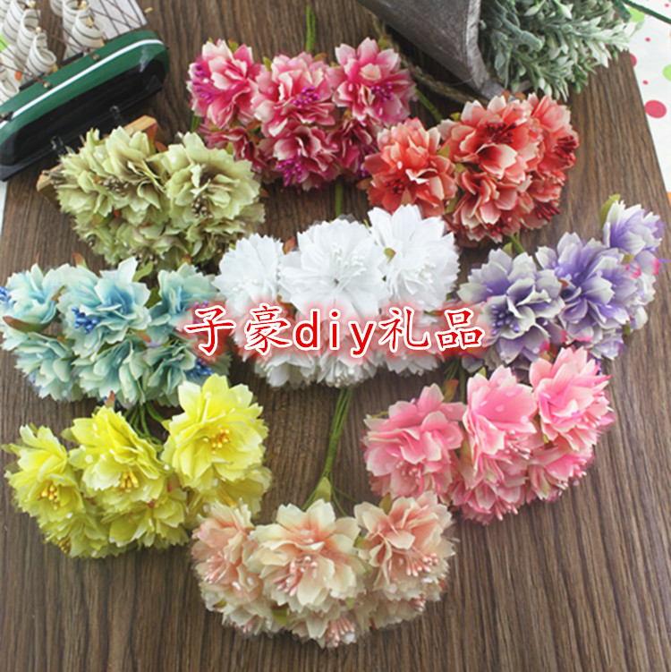 diy头饰儿童伴娘假花包邮图片
