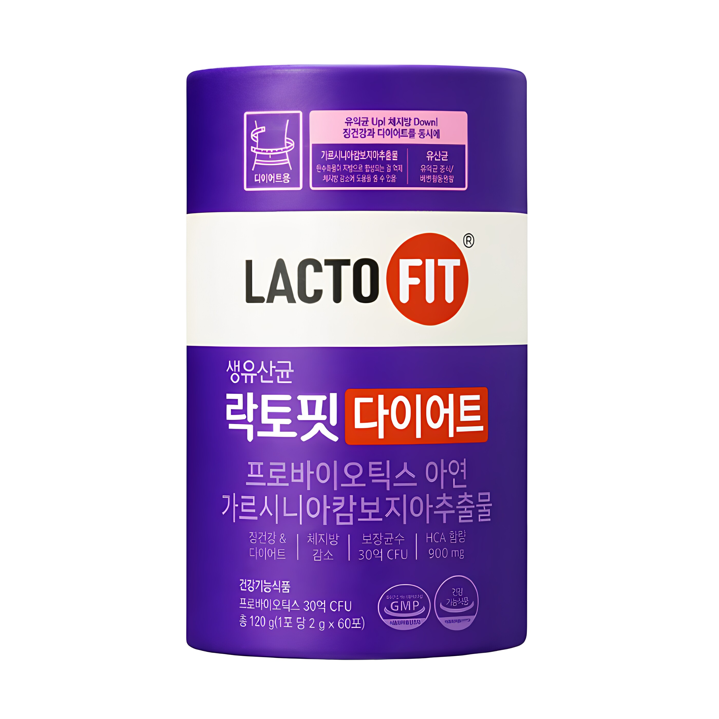 原装进口钟根堂LACTOFIT乐多飞紫色益生菌消化调理肠道(男女通用)