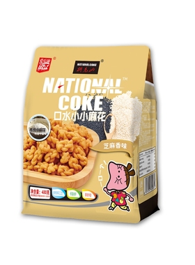 爱乐滋科克山口水小麻花脆麻花芝麻甜味牛肉鳕鱼老式糕点独立包装