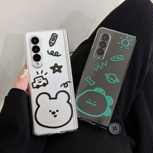 卡通小熊恐龙三星这手机壳