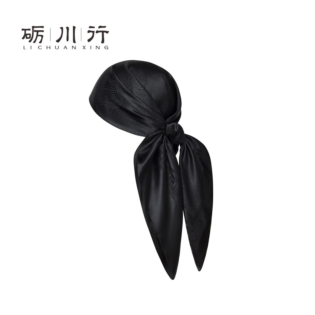 黑色潮流男士骑行户外头巾几何绑带嘻哈街头防风吸汗运动舒适透气