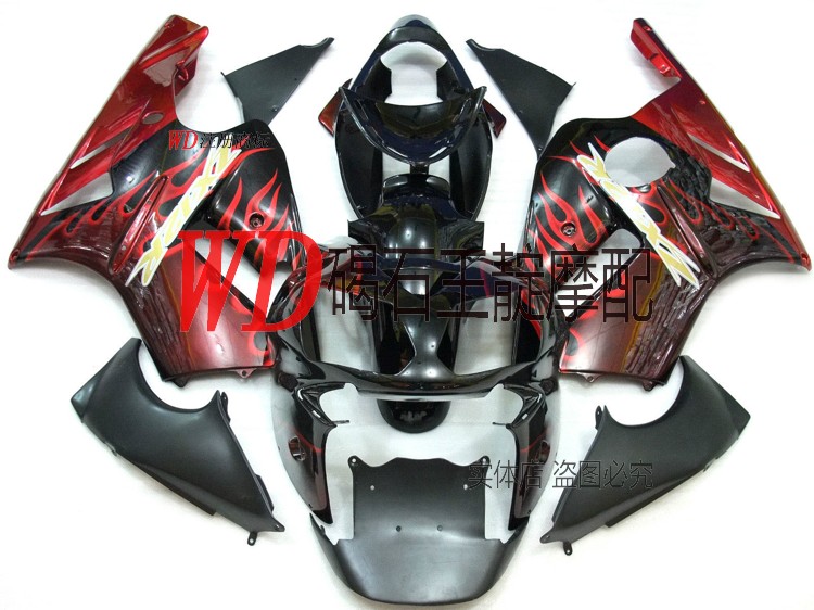 适用川崎 ZX-12R 02-05年整车版壳 全车壳 外壳 车板护版大包围