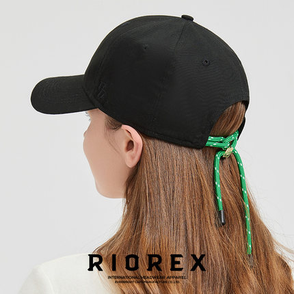 新款飘带脏辫棒球帽 个性嘻哈帽子女鸭舌帽潮酷男春夏挂绳R显脸小