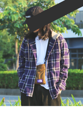 staph老芬 SPICOLI HOODED LS 连帽格仔衬衣衬衫