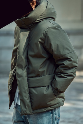 羽绒服白鹅绒外套防泼水特氟龙