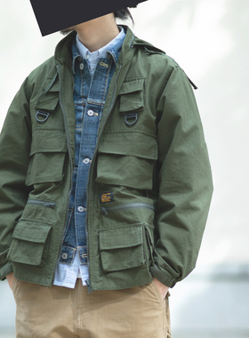 STAPH MODULAR JACKET日本进口面料多袋8袋八袋工装夹克余文乐