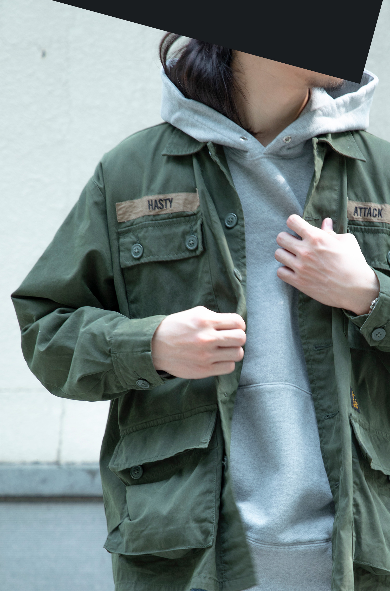 四袋STAPHJUNGLELS19aw军衬夹克