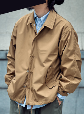 staph老芬日本进口三层复合机能面料防泼水防风教练夹克