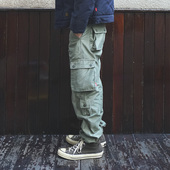 JUNGLE 裤 STOCK STAPH 17AW 重磅satin多袋工装 合身微宽 余文乐WT