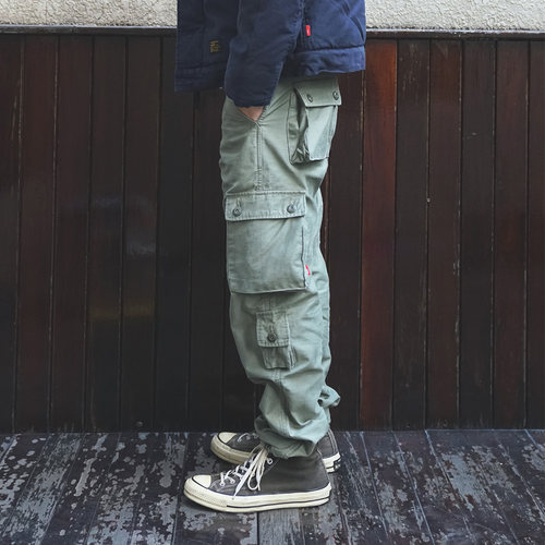 staphjungle合身工装裤余文乐