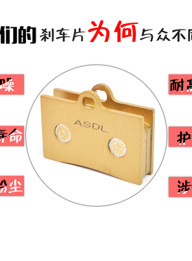 适用KTM640DUKE 620 400 660SMC越野摩托车前刹车片碟刹片刹车皮