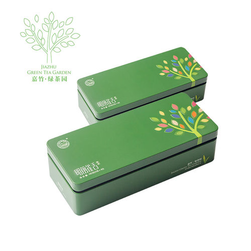 嘉竹绿茶园明前雀舌160克铁盒