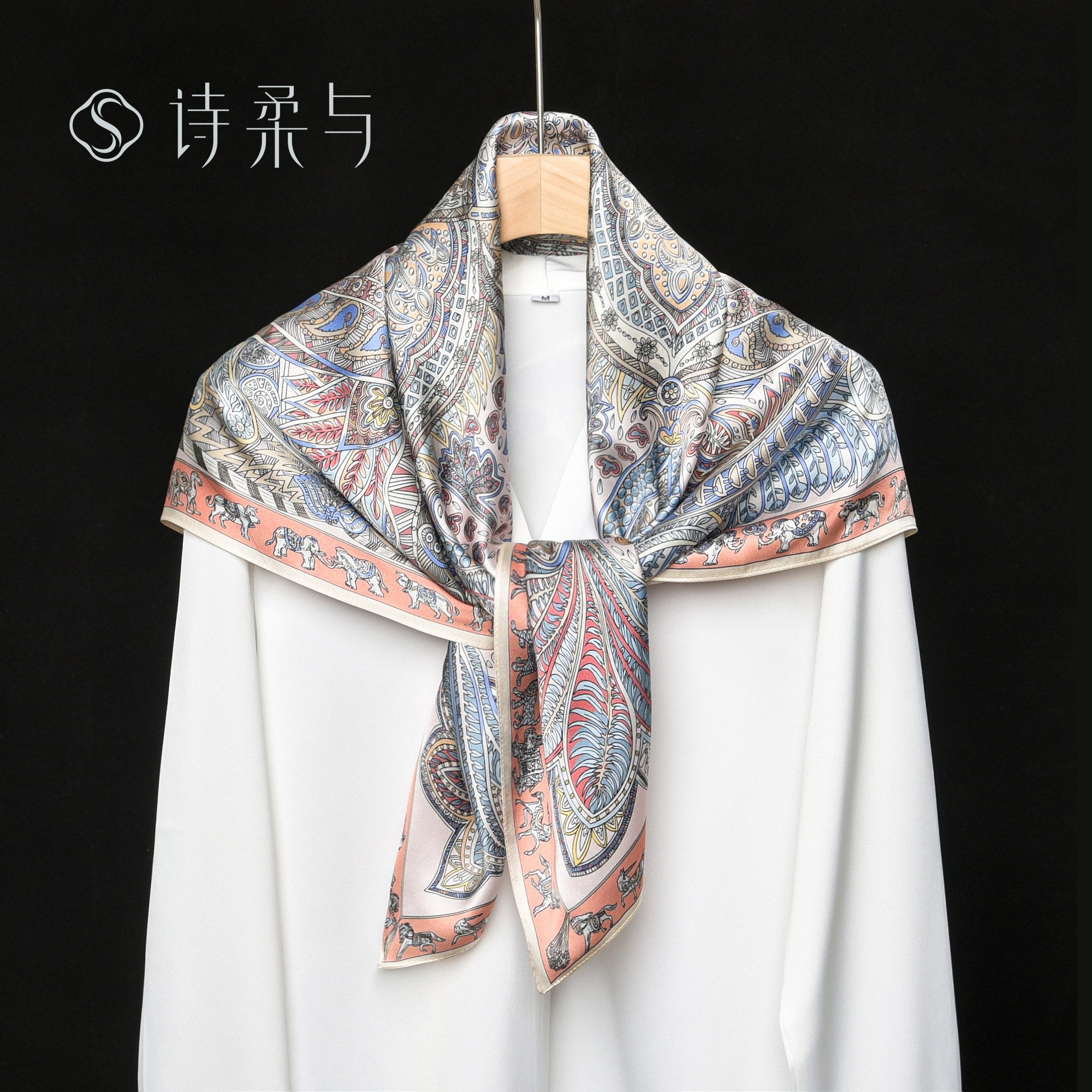 丝绸大方巾高档送礼100%桑蚕丝丝巾女高端印花纪念日七夕礼盒装,服饰配件/皮带/帽子/围巾,围巾/丝巾/披肩,淘宝优惠券,粉丝福利购,淘宝优惠卷