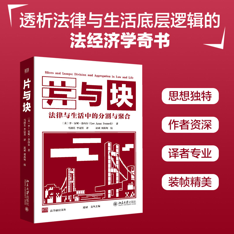 片与块 法律与生活中的分割与聚合 李安妮 芬内尔 马润艺 李冠男 北京大学出版社 9787301367735