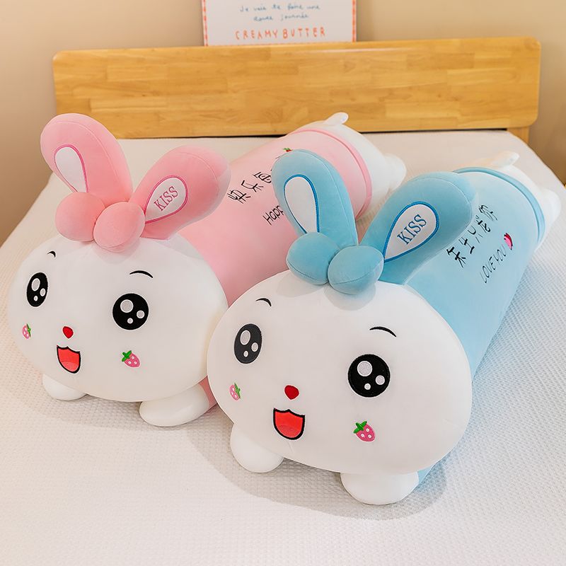 正版公主趴兔长条睡觉夹腿抱枕毛绒娃娃情侣儿童生日节日礼物男女