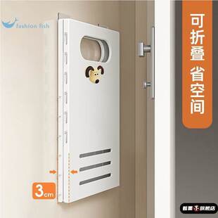 家门口快递置物架外卖放置箱篮筐入户门收纳篮子免接触放架折叠