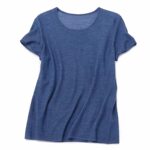 80支精纺羊绒薄款短袖简约圆领飞袖T恤 内蒙版