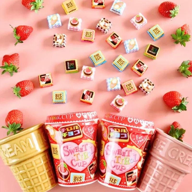 日本进口松尾情人节限定礼物礼盒什锦夹心tirol巧克力糖零食