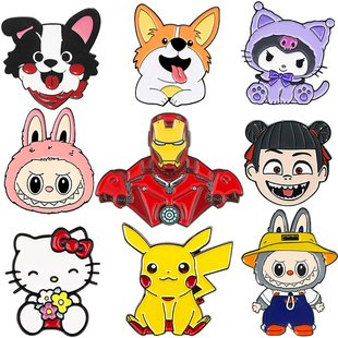 高尔夫帽子装饰品帽夹韩版日系卡通高尔夫球帽马克Mark帽夹球位标