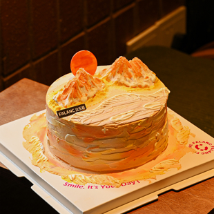 法乐希镇店款日照金山爆款生日蛋糕北京上海广州深圳成都同城配送