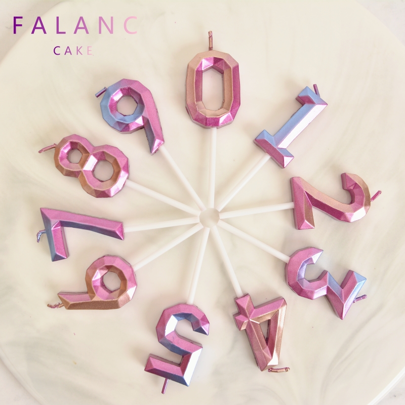 FALANC-炫彩INS数字蜡烛【0-9】不单独发货