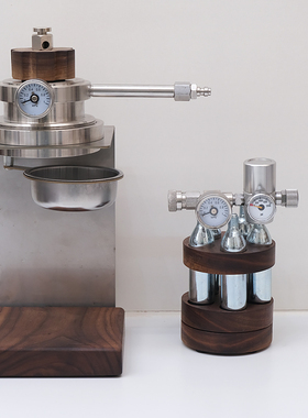 气动咖啡机减压阀二氧化碳co2不锈钢8mm母头16g气瓶阀恒压10bar