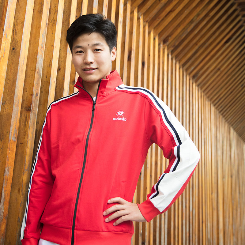 AUBERON 태극권 소프트볼 스포츠 정장 니트 재킷 지퍼 외관 정장 소프트볼 성능 착용 스포츠웨어