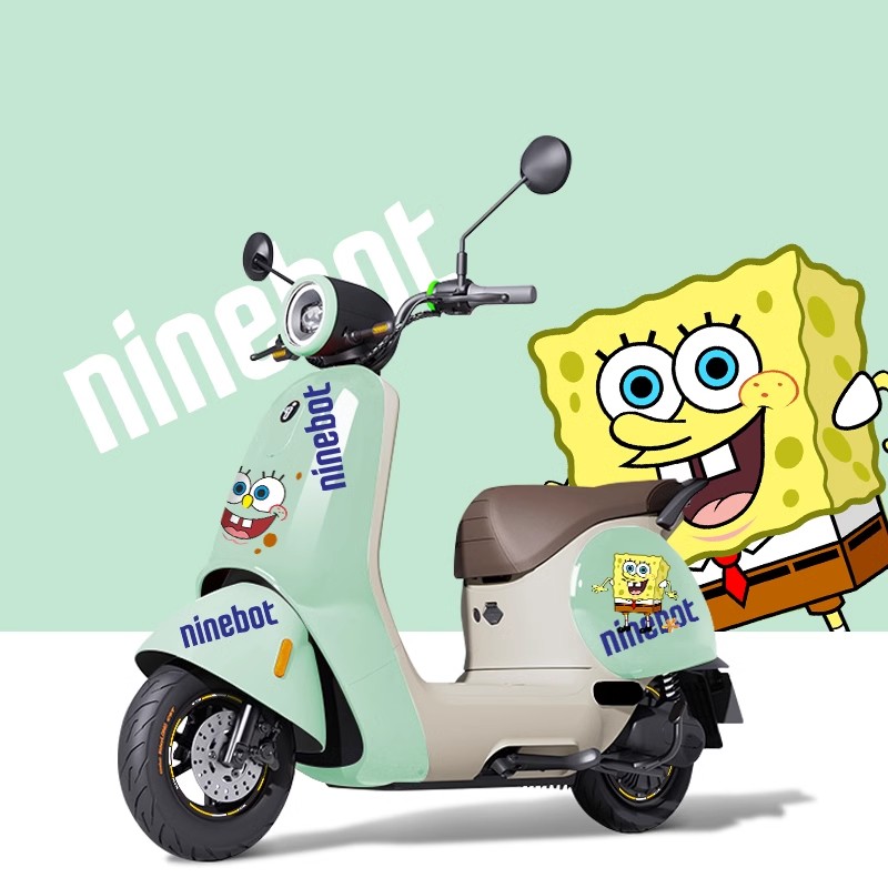 Q系电动车贴纸防水创意贴膜