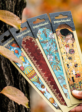 paperblanks笔记本子精美复古典书签文创中国风纸质文艺bookmark