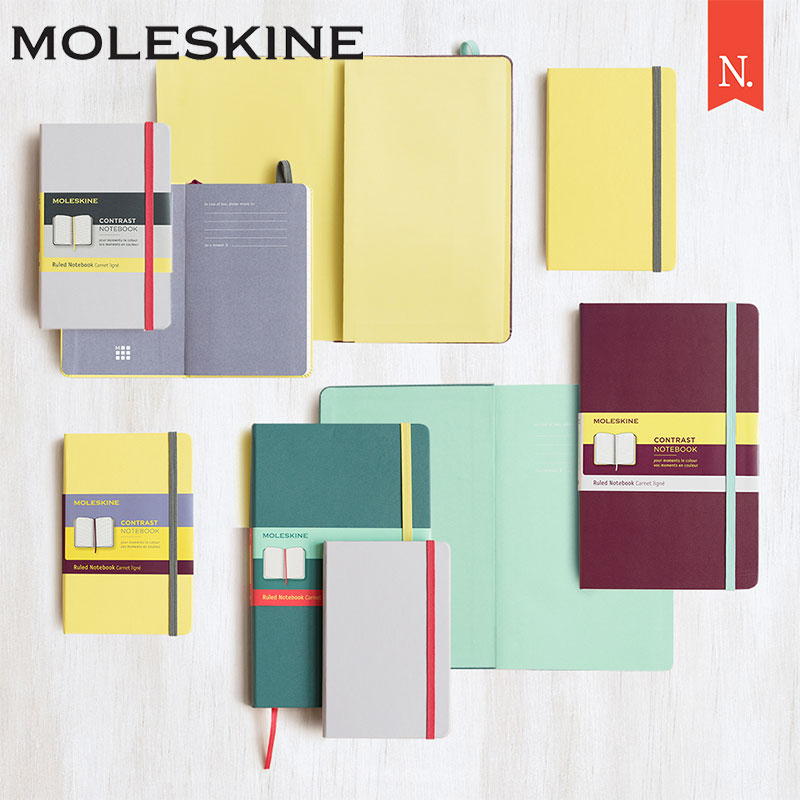 moleskine彩色系列硬壳笔记本子