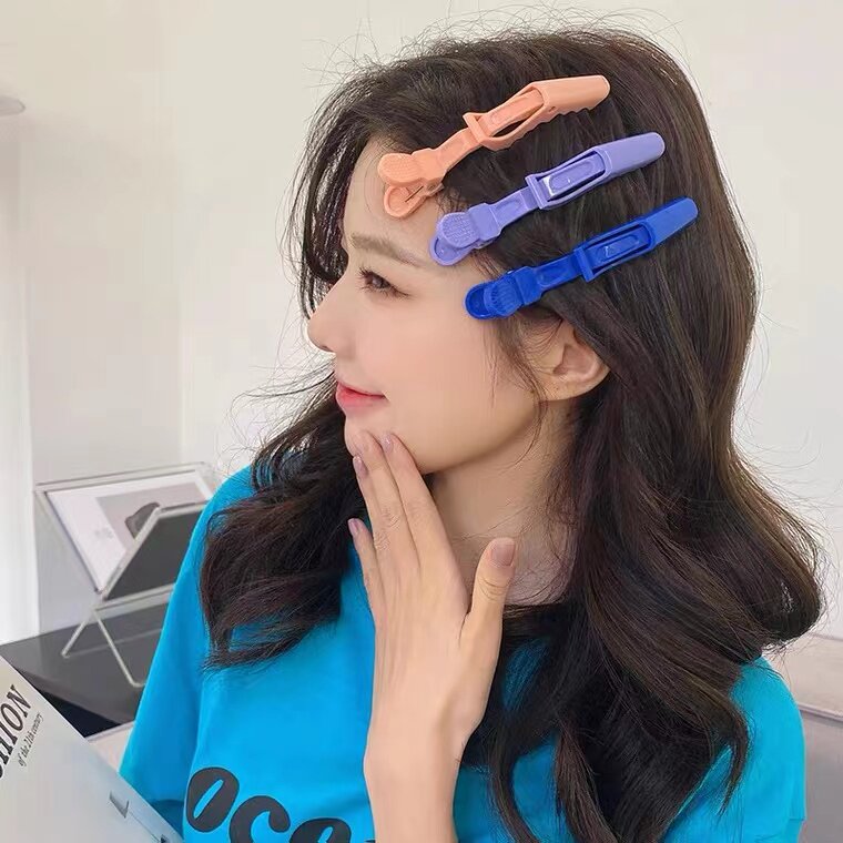 美发用品工具鳄鱼夹子分区夹理发师长嘴夹造型工具定位夹鸭嘴夹