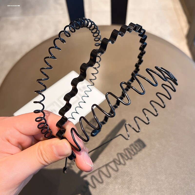 发箍男网红大波浪头箍潮人运动刘海发卡洗脸夏发捆背头压发夹头饰