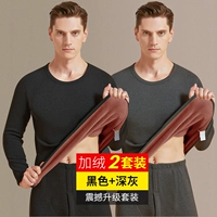 [Трехцветные бархатные волосы] черные + темно-серые.