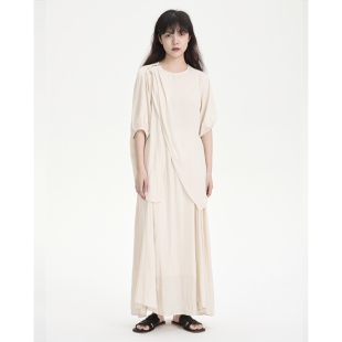 套装 陆与山屿山本暗黑白色半身裙设计感小众上衣女士衬衣夏季 衬衫